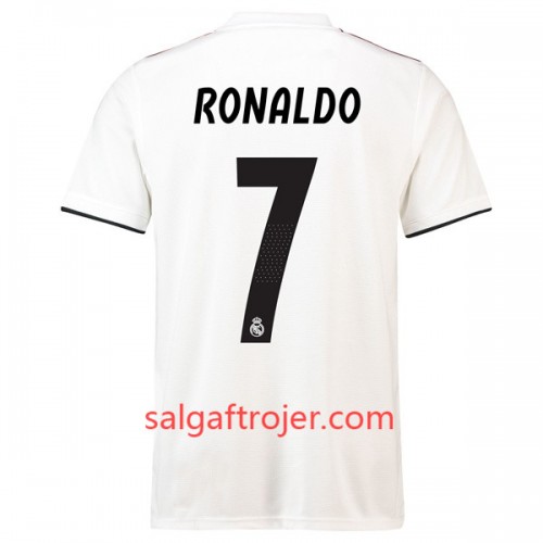 Real Madrid Fodboldtrøjer Ronaldo 7 Hjemmebanesæt 2018/19 Kort ærmer Real Madrid Fodboldtrøjer Ronaldo 7 Hjemmebanesæt 2018/19 Kort ærmer